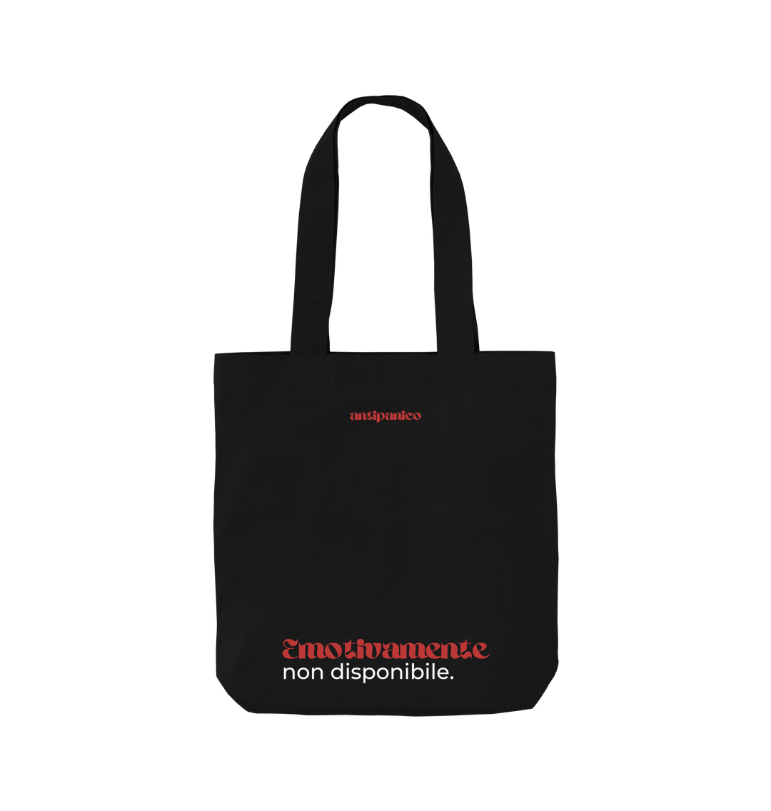 Black Printed Bag