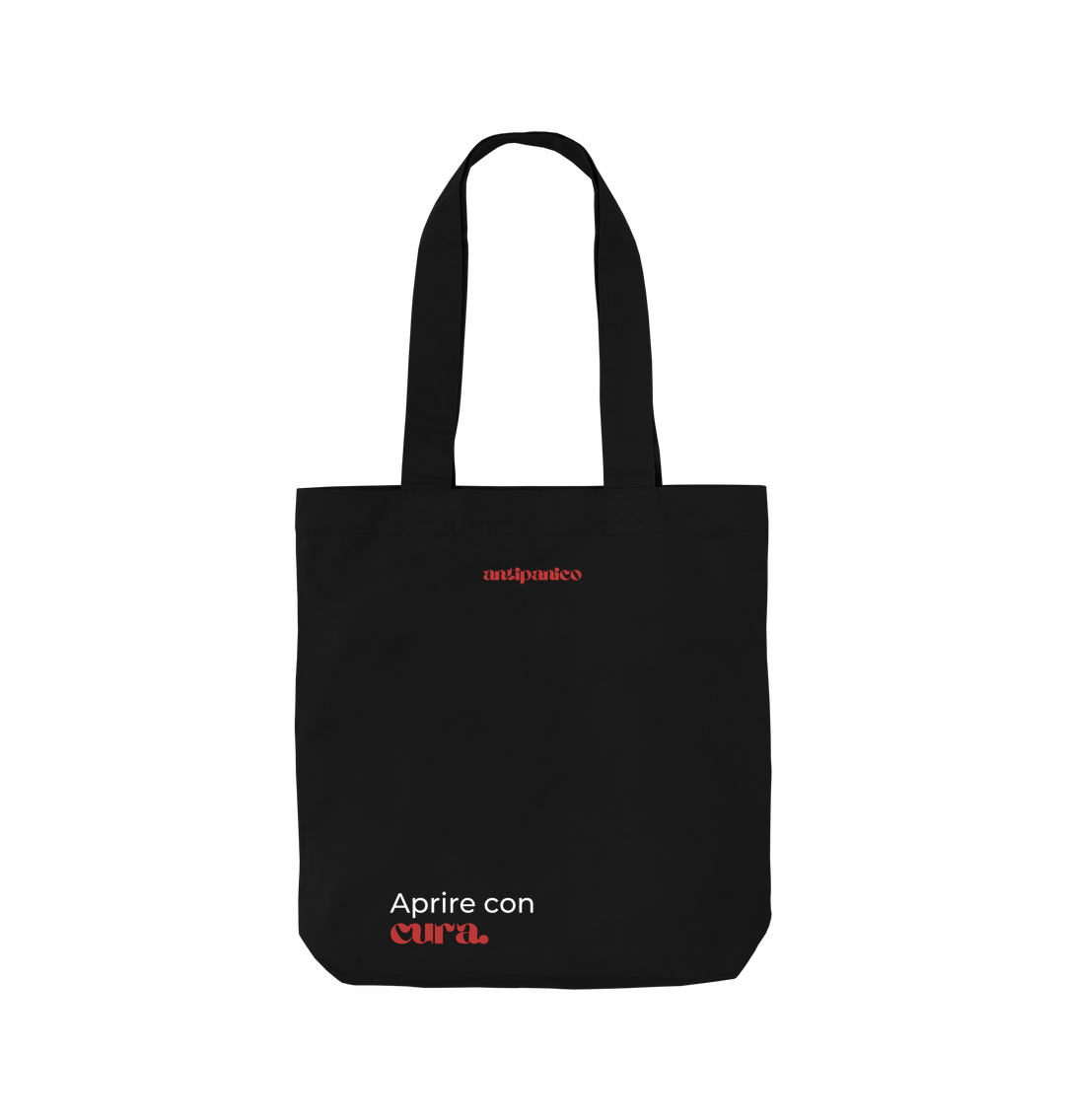 Black Printed Bag